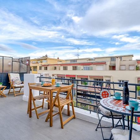 Top Floor Terrace - Dernier Etage Terrasse Cosy Nice Extérieur photo